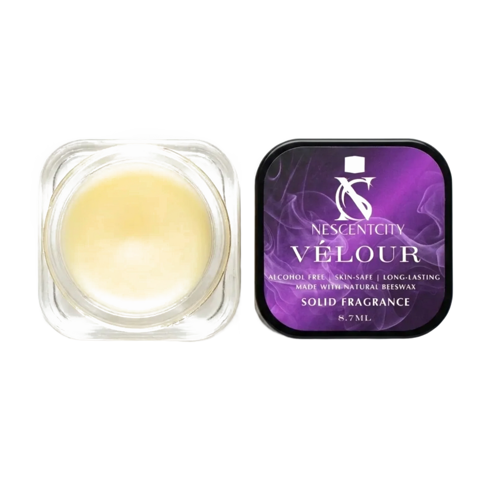 Nescentcity Velour solid cologne jar and lid